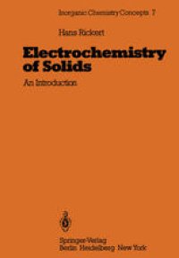 cover of the book Electrochemistry of Solids: An Introduction