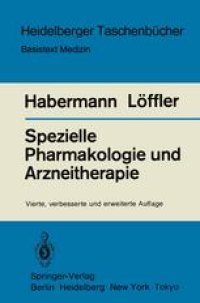 cover of the book Spezielle Pharmakologie und Arzneitherapie