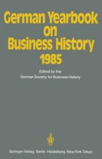 cover of the book German Yearbook on Business History 1985