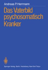 cover of the book Das Vaterbild psychosomatisch Kranker