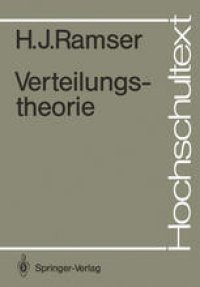 cover of the book Verteilungstheorie