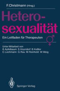 cover of the book Heterosexualität: Ein Leitfaden für Therapeuten