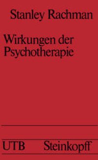 cover of the book Wirkungen der Psychotherapie