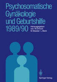 cover of the book Psychosomatische Gynäkologie und Geburtshilfe 1989/90