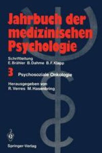 cover of the book Psychosoziale Onkologie