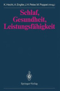 cover of the book Schlaf, Gesundheit, Leistungsfähigkeit