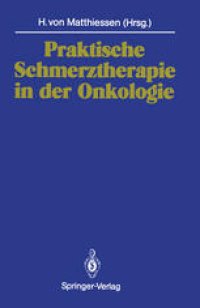 cover of the book Praktische Schmerztherapie in der Onkologie