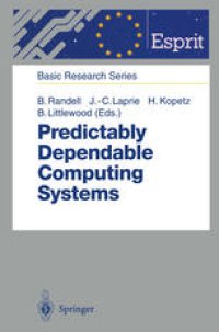 cover of the book Predictably Dependable Computing Systems