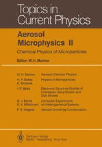 cover of the book Aerosol Microphysics II: Chemical Physics of Microparticles