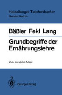 cover of the book Grundbegriffe der Ernährungslehre