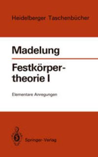 cover of the book Festkörpertheorie I: Elementare Anregungen