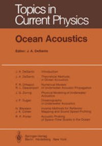 cover of the book Ocean Acoustics