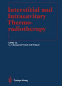 cover of the book Interstitial and Intracavitary Thermoradiotherapy