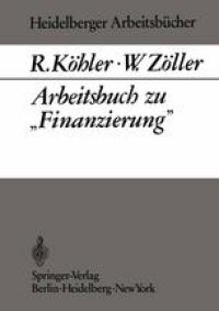 cover of the book Arbeitsbuch zu „Finanzierung“