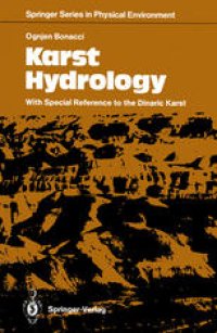 cover of the book Karst Hydrology: With Special Reference to the Dinaric Karst