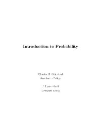 cover of the book Introduction to probability