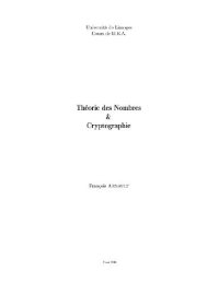 cover of the book Theorie des nombres et cryptographie