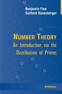 cover of the book Number theory: an introduction via the distribution of primes