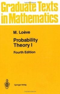 cover of the book Probability theory I