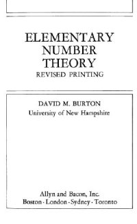 cover of the book Elementary number theory