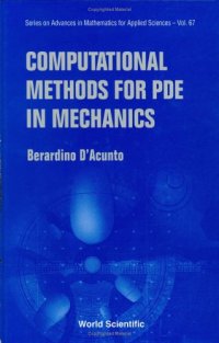 cover of the book Computational methods for PDE in mechanics