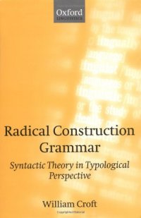 cover of the book Radical construction grammar: syntactic theory in typological perspective