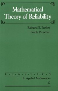 cover of the book Mathematical theory of reliability