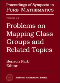 cover of the book Problems on mapping class groups and related topics