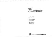 cover of the book Text compression