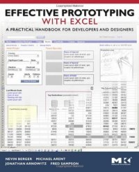 cover of the book Effective Prototyping with Excel. A practical handbook for developers and designers