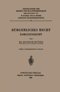 cover of the book Bürgerliches Recht: Familienrecht