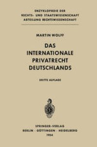 cover of the book Das Internationale Privatrecht Deutschlands