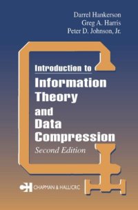 cover of the book Introduction to Information Theory and Data Compression, Second Edition