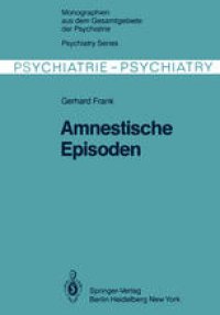 cover of the book Amnestische Episoden