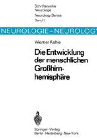 cover of the book Die Entwicklung der menschlichen Großhirnhemisphäre