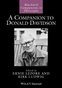 cover of the book A Companion to Donald Davidson