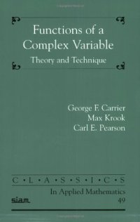 cover of the book Functions of a Complex Variable: Theory and Technique