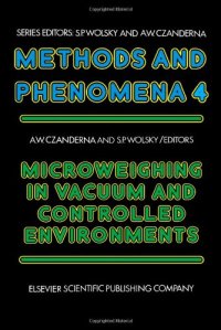 cover of the book Microweighing in Vacuum and Controlled Environments