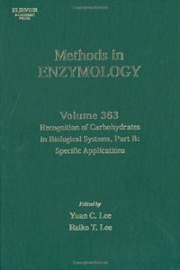 cover of the book Recognition of Carbohydrates in Biological Systems, Part B: Specific Applications