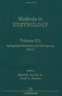 cover of the book Sphingolipid Metabolism and Cell Signaling Part A