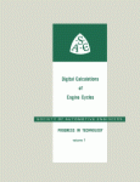 cover of the book Digital Calculations of Engine Cycles. Prepared Under the Auspices of the SAE Fuels and Lubricants Activity Committee