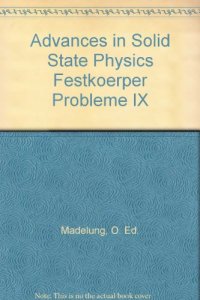 cover of the book Festkörper Probleme IX. Advances in Solid State Physics