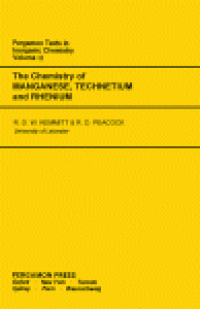 cover of the book The Chemistry of Manganese, Technetium and Rhenium