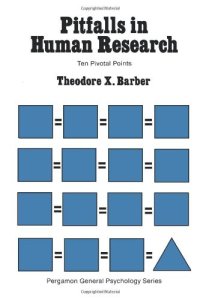 cover of the book Pitfalls in Human Research. Ten Pivotal Points