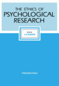 cover of the book The Ethics of Psychological Research