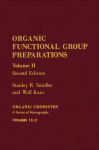 cover of the book Organic Functional Group Preparations