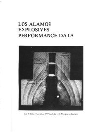 cover of the book Los Alamos explosives performance data