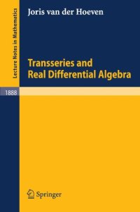 cover of the book Transseries and real differential algebra