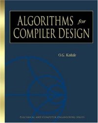 cover of the book Algorithms for compiler design