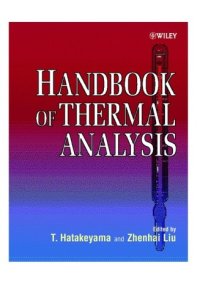 cover of the book Handbook of thermal analysis